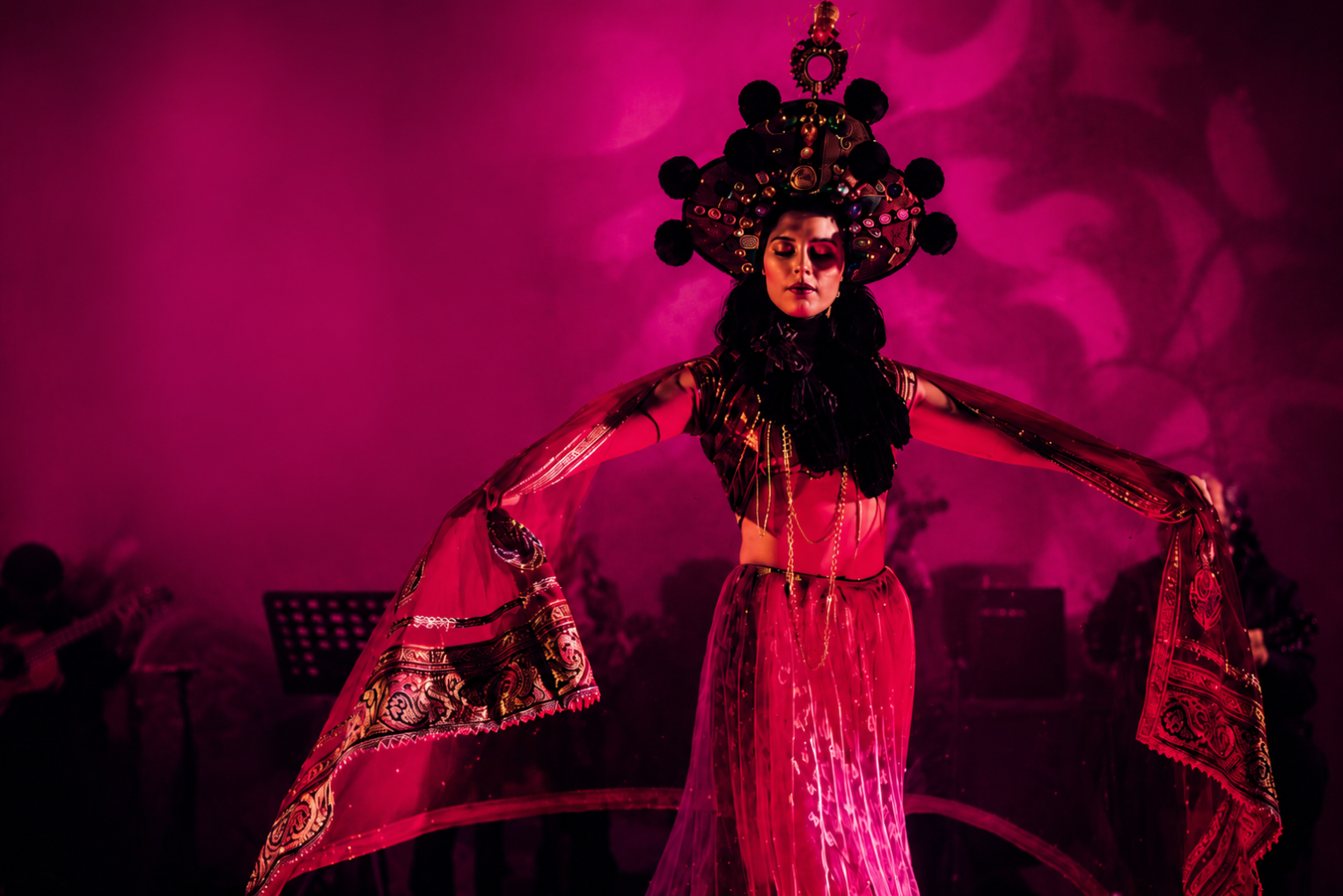 Magenta flamenco festival hero image for HemisFeria outdoor festival programming