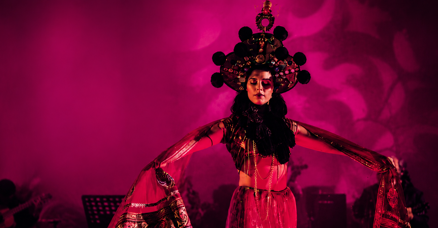 Magenta flamenco festival hero image for HemisFeria outdoor festival programming