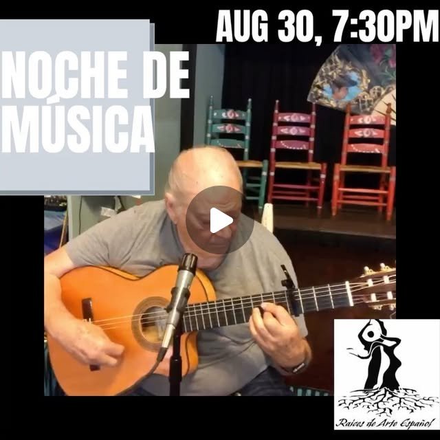 José El Patriarca Linares performing flamenco guitar