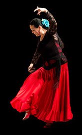 Solangel “Lali” Calix performing flamenco