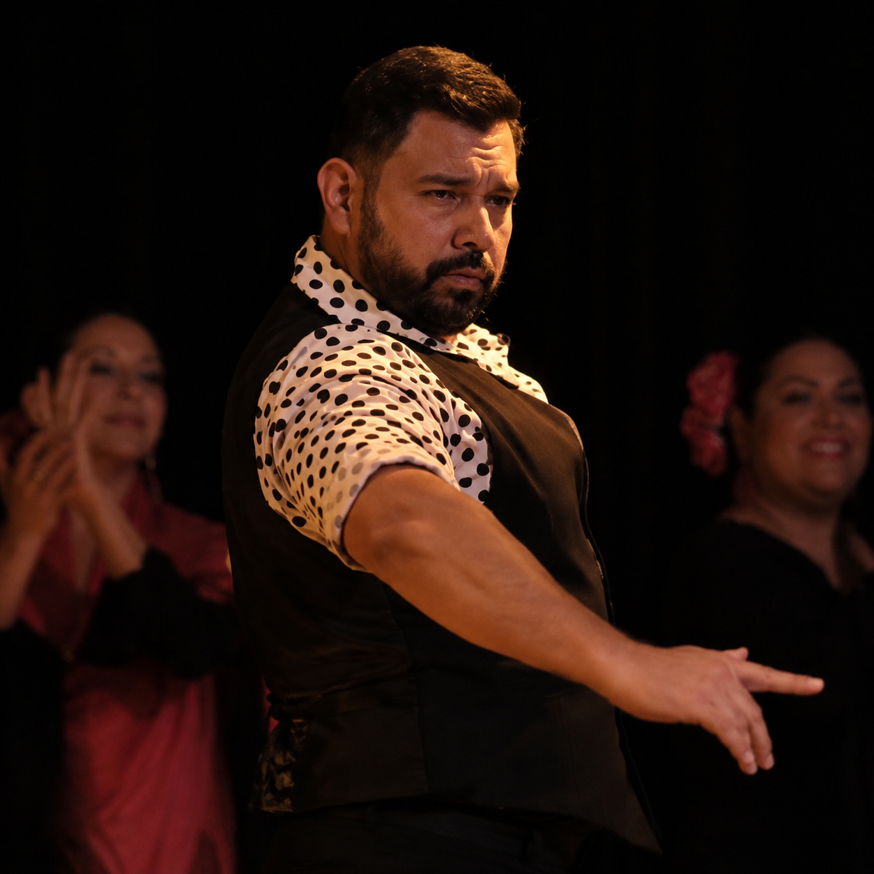 Mark Molina performing Spanish flamenco