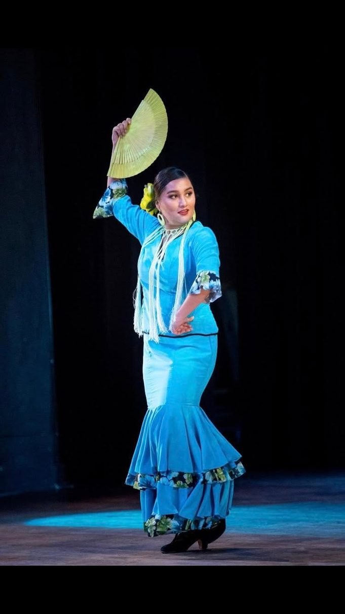 Gabriela Rodriguez performing with the San Antonio Parks and Recreation Dance Program