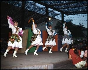 Boni Ramos performing with Ballet Folklorico de San Antonio at the Texas Folklife Festival in 1974