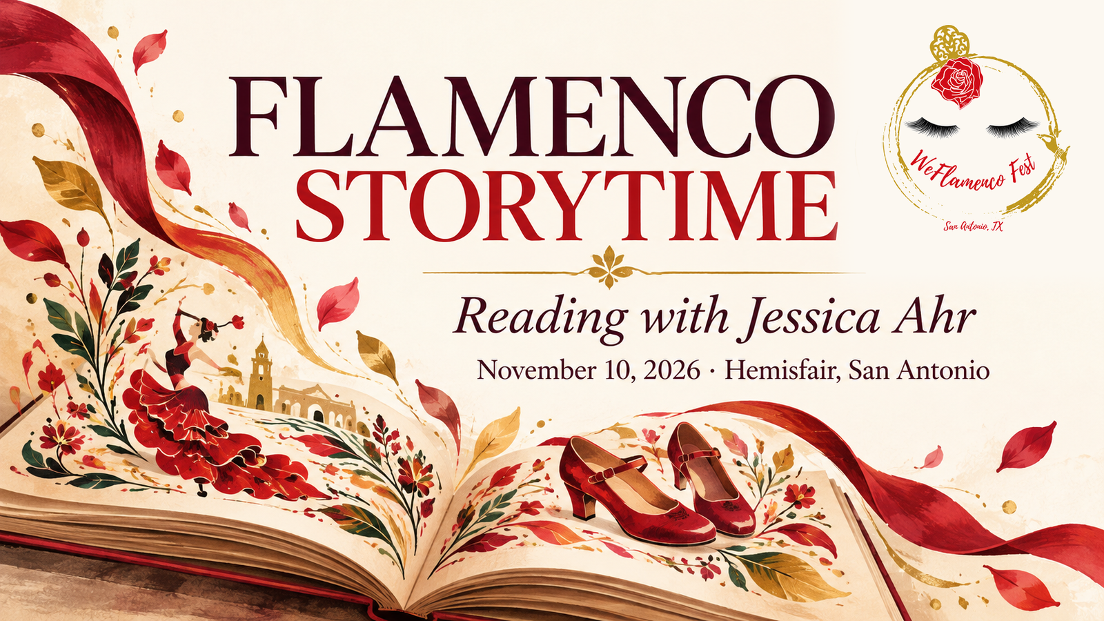 WeFlamenco Fest Flamenco Storytime with Jessica Ahr event artwork