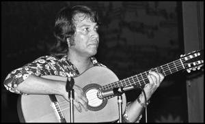 Willie “El Curro” Champion performing flamenco guitar in San Antonio in 1976